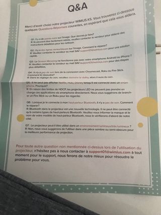 Proyector LED Portátil Wimius K5