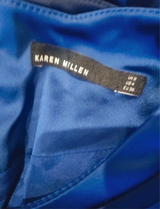 Vestido Karen Millen Azul Ajustado