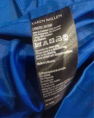 Vestido Karen Millen Azul Ajustado