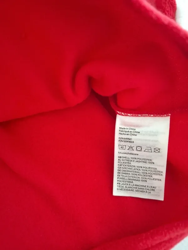 Vestido Mãe Natal H&M Novo | 9 a 12 meses