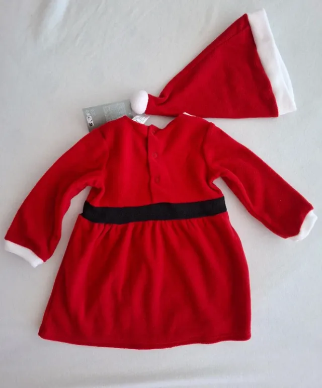Vestido Mãe Natal H&M Novo | 9 a 12 meses