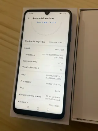 Huawei P30 lite 64GB dual sim nuovo di zecca