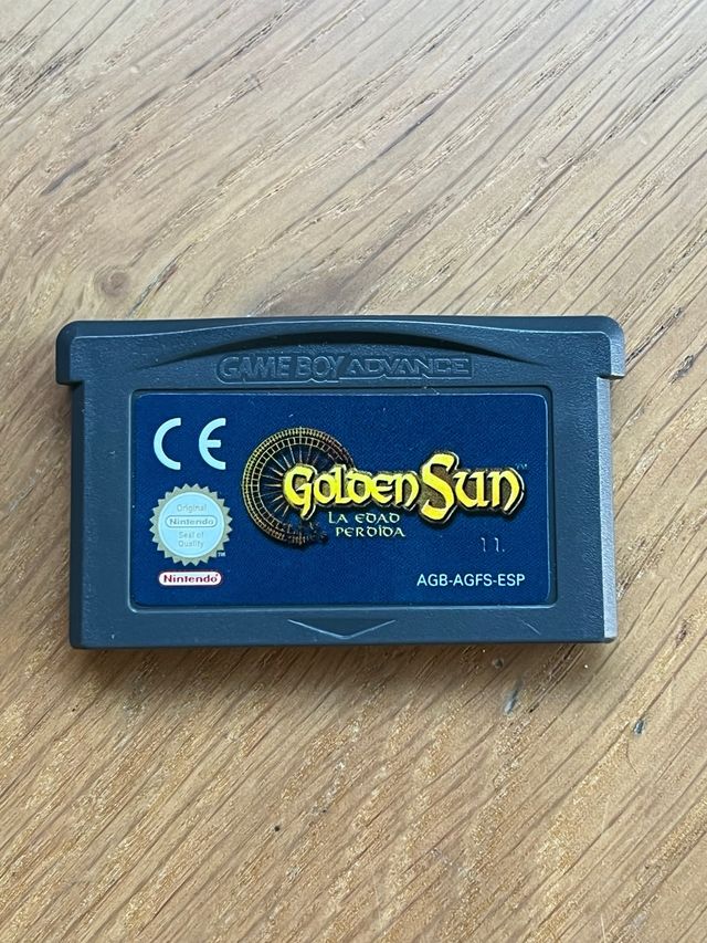 Golden Sun La Edad Perdida Game boy Advance