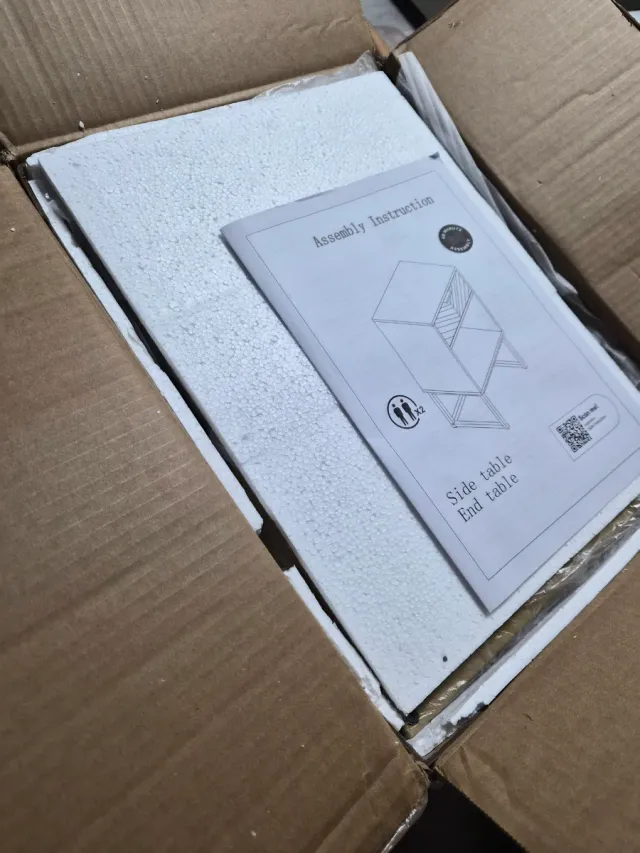 Mesa Auxiliar Madera y Metal