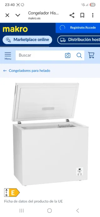 Arcón Congelador Nuevo