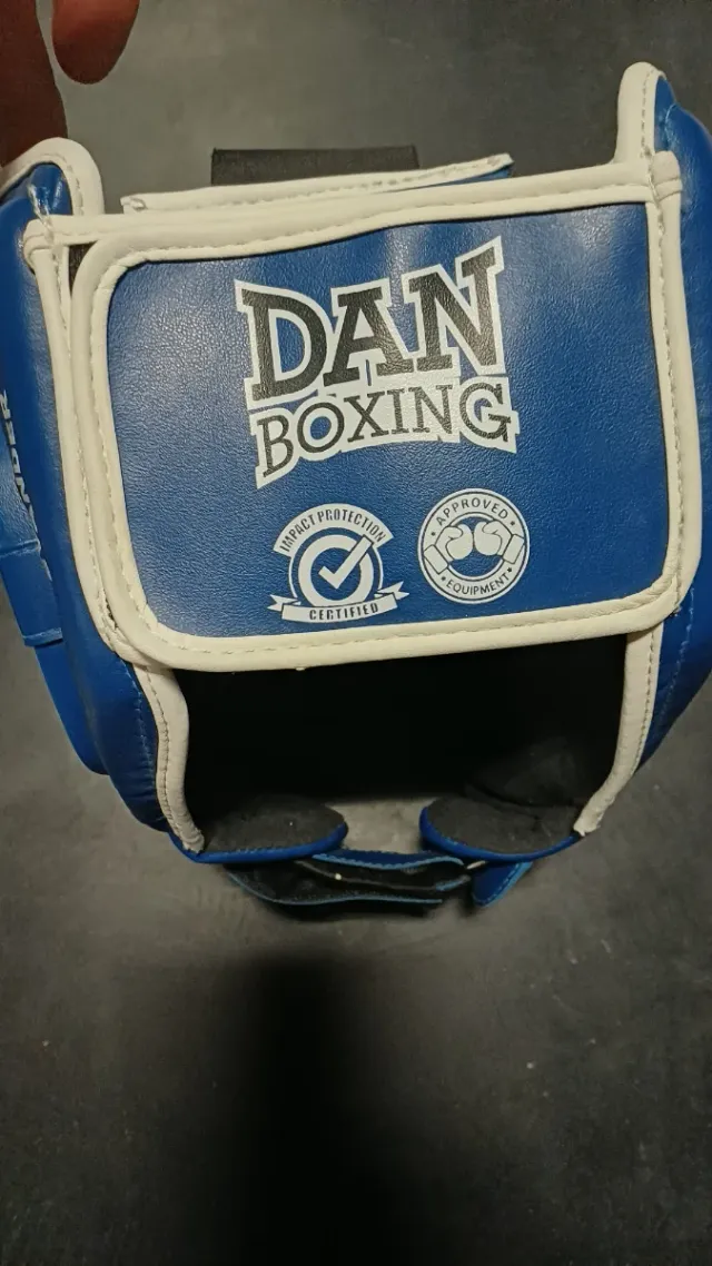 Casco de boxeo DAN BOXING azul