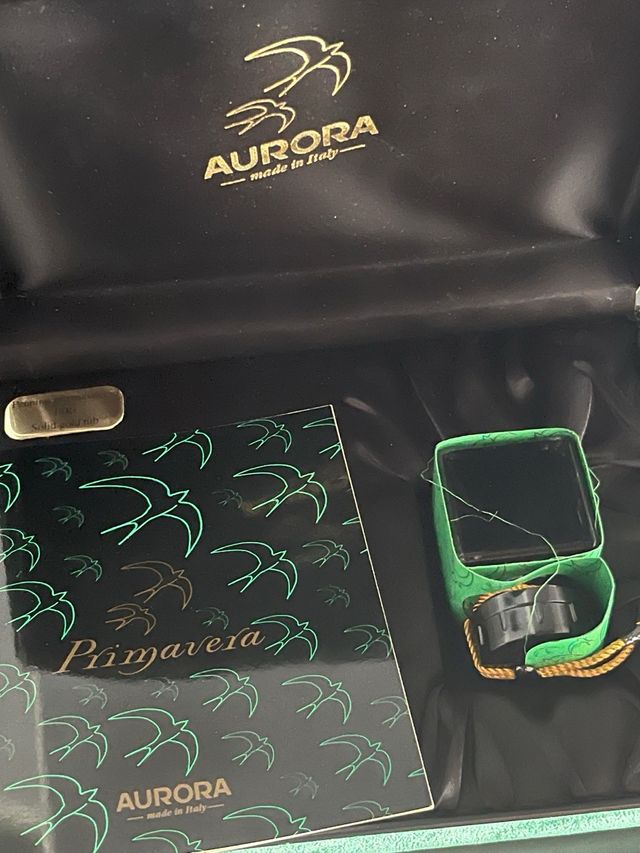 Estojo para canetas Aurora Primavera Gold