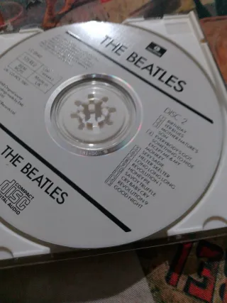 CD Doble The Beatles Album blanco
