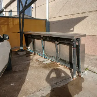 Mostrador acero inoxidable