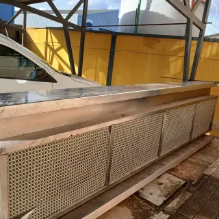 Mostrador acero inoxidable