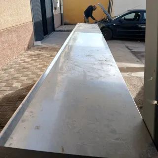 Mostrador acero inoxidable