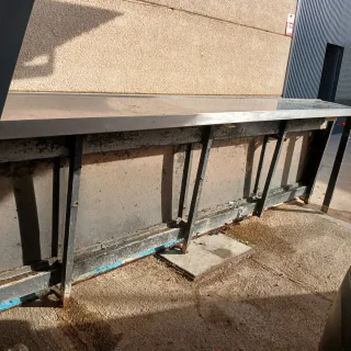 Mostrador acero inoxidable