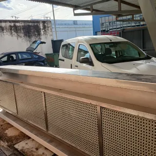 Mostrador acero inoxidable