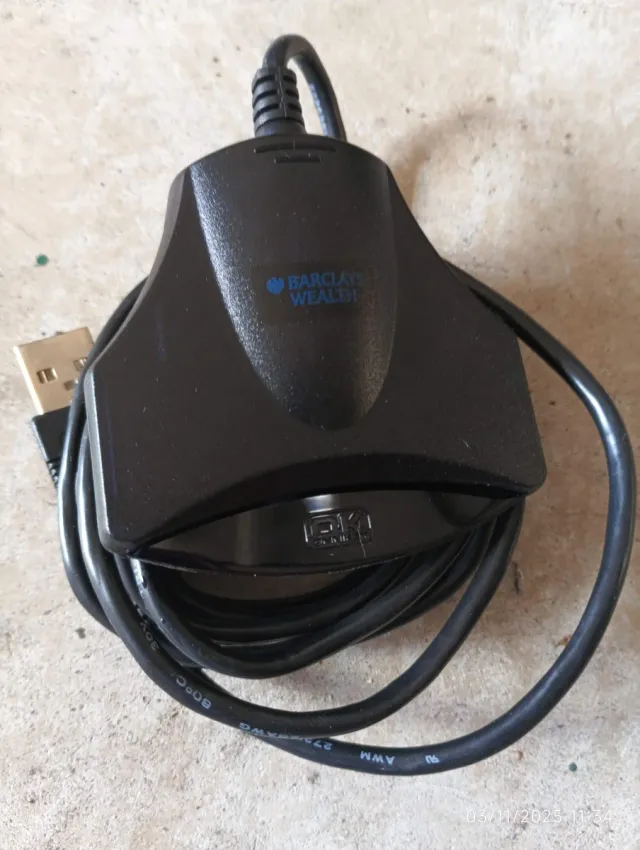 Lector Tarjetas Inteligentes USB Barclays Wealth