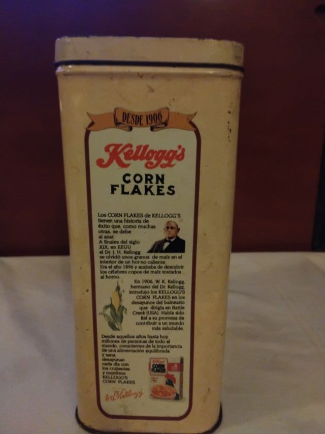 Caja Vintage Kellogg's Corn Flakes