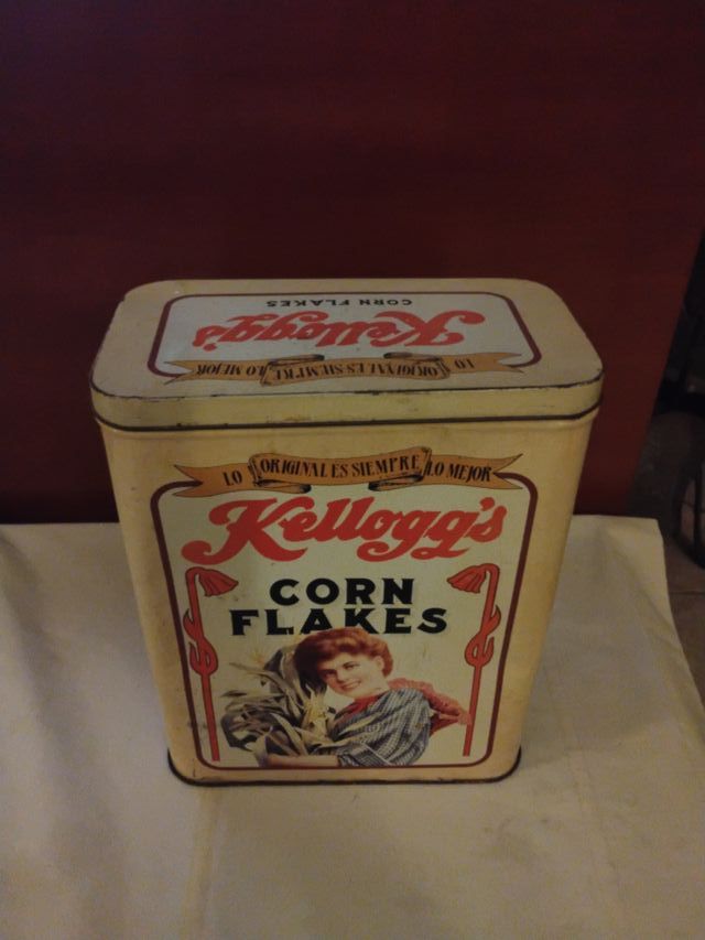 Caja Vintage Kellogg's Corn Flakes