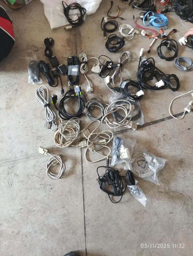 Lote Cables Ordenador Varios