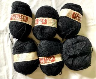 Lana Phildar Play Boy buena calidad,Negra 300gr.