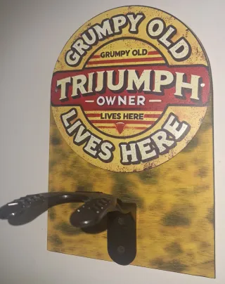 Colgador Casco Moto Triumph Owner