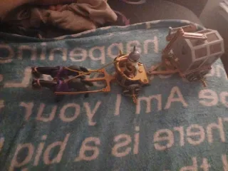 Carreta  con caballos con renolque playmobil