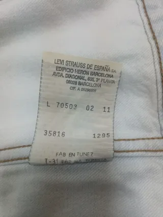 Cazadora Vaquera Levi's Talla L