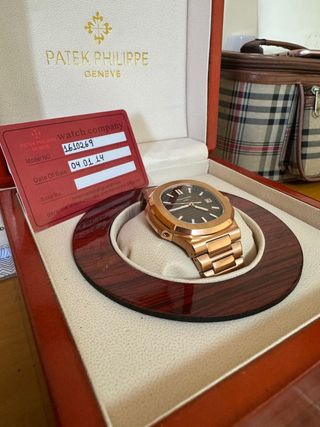 Patek Philippe Geneve Reloj Oro Rosa