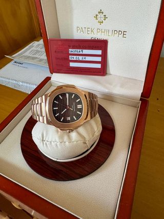 Patek Philippe Geneve Reloj Oro Rosa