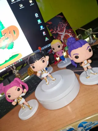 Lote 3 Funkos Guerreras kpop demon hunters