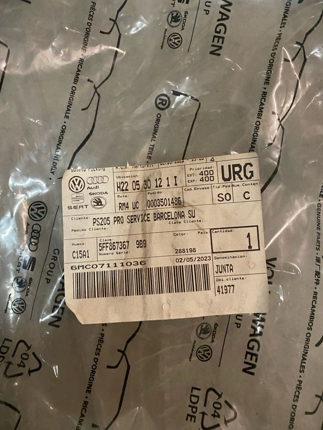 Gomas Puerta Cupra Formentor