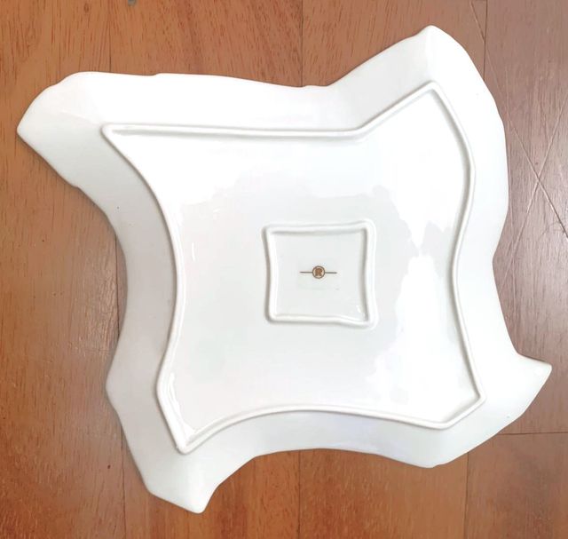 Piatto Natalizio / Pinguini sul ghiaccio