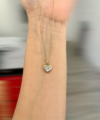 Colgante Corazón chapado en Oro