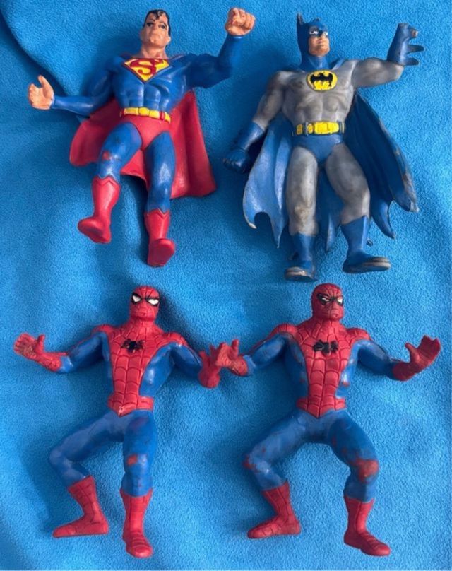 Figuras pvc Superhéroes Superman, Batman Spiderman