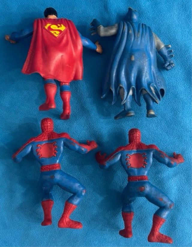 Figuras pvc Superhéroes Superman, Batman Spiderman