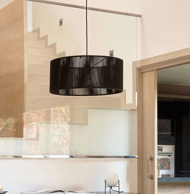 Pantalla para lámpara de techo Cantia de algodón