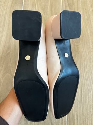 Zapatos planos Zara Talla 39 Rosa