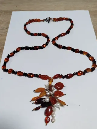 Collar Ámbar Natural Vintage