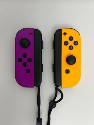 Joycons Nintendo Switch Morado y Amarillo