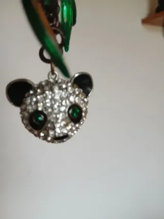 Collana donna con fiori e scimmietta