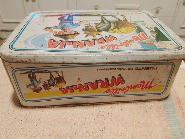 Caja Metálica Vintage Membrillo wranja