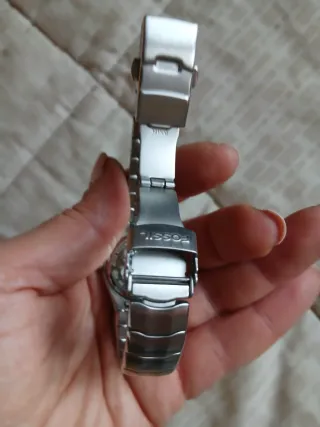 Orologio Fossil donna blu e argento