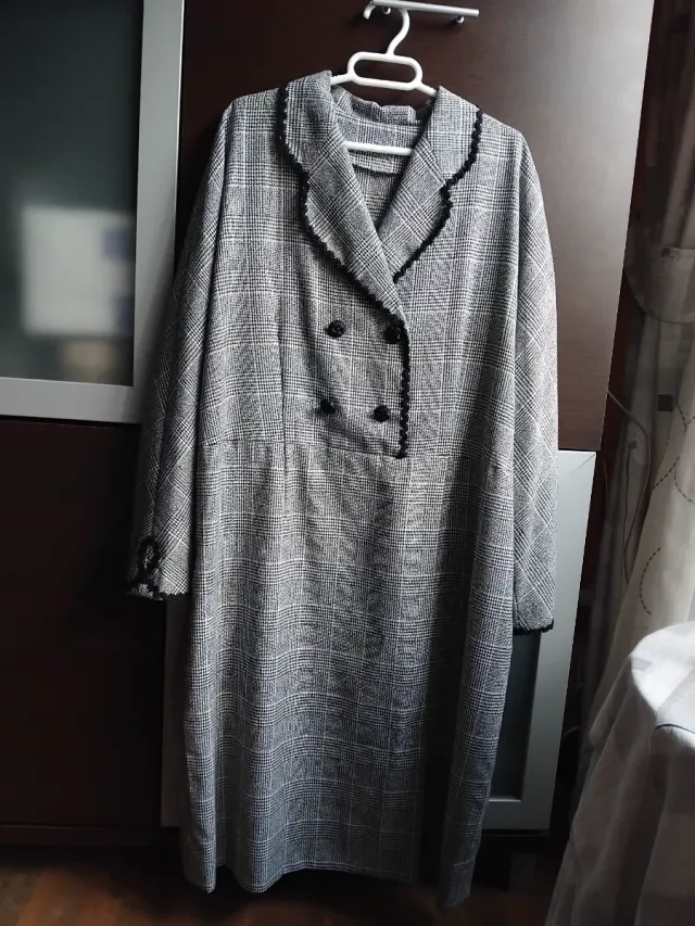 Vestido invierno modista vintage