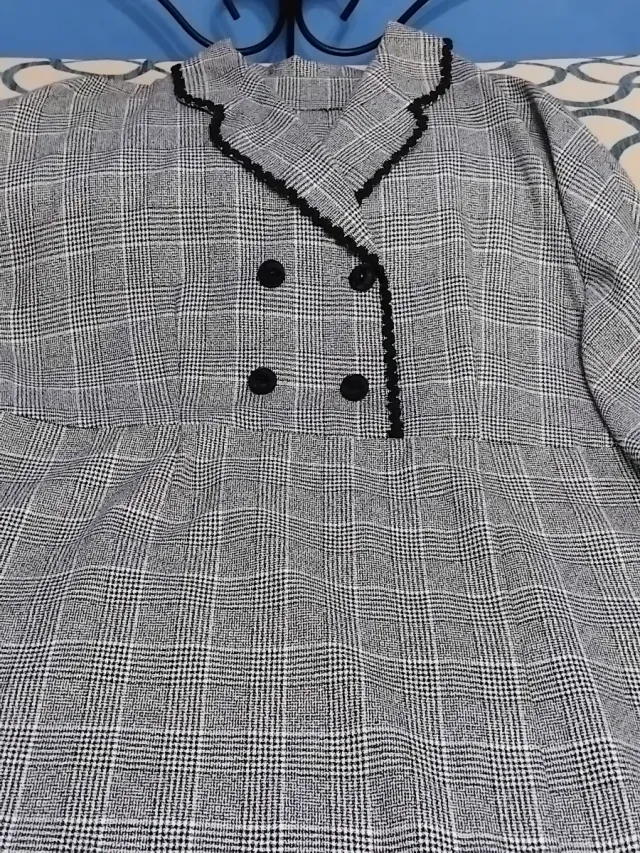 Vestido invierno modista vintage