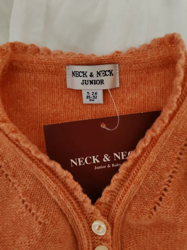 Chaqueta naranja talla 2 años NECK & NECK