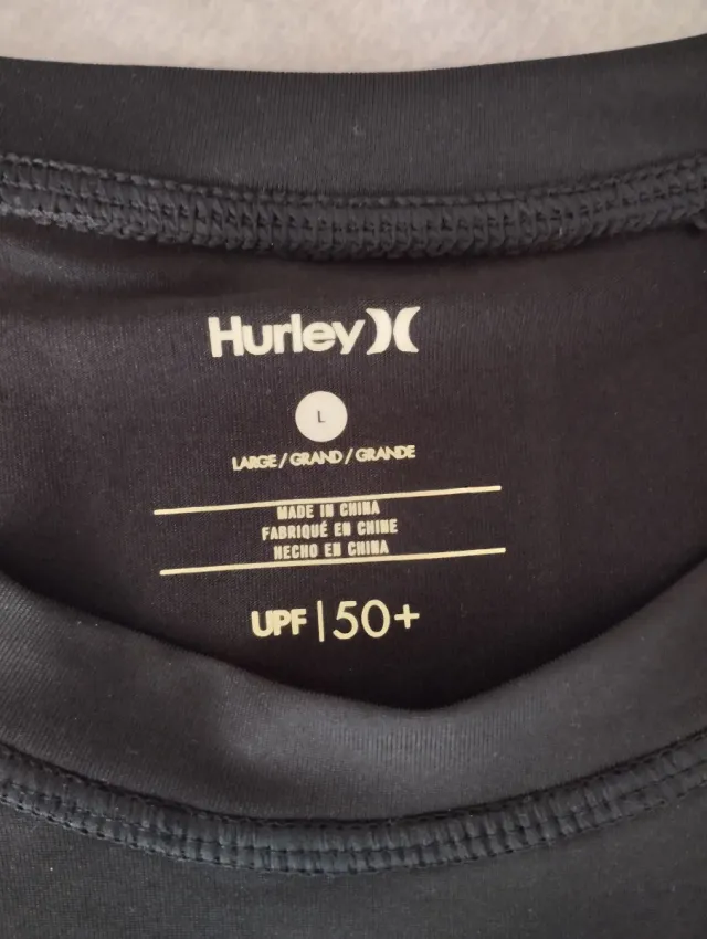 Camiseta Hurley UPF50 Gris Talla L