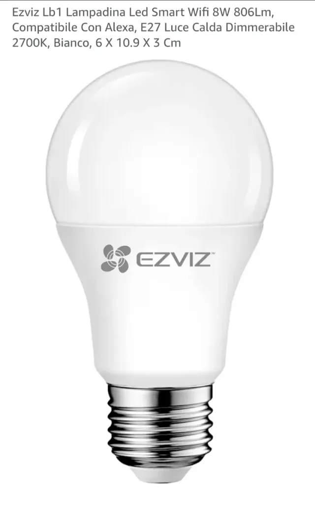 2 Lampadine EZVIZ LB1 Smart Nuove