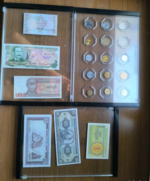 Colección monedas y billetes del mundo