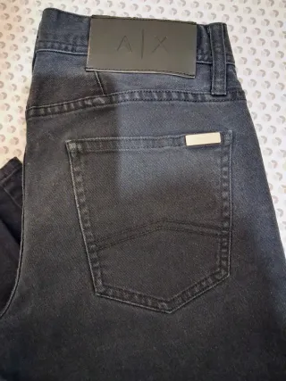 Tejano Mujer Armani Exchange Talla 28 Negro