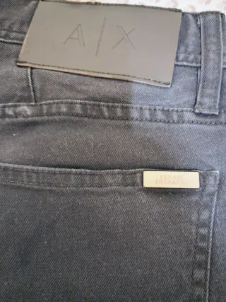 Tejano Mujer Armani Exchange Talla 28 Negro