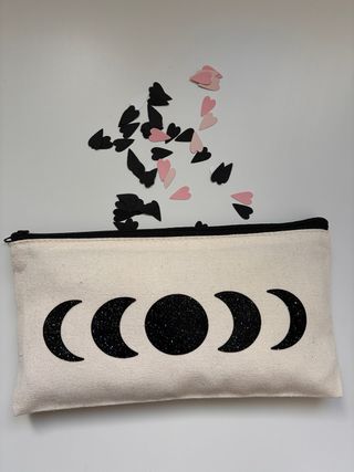 Pochette con disegno fasi lunari