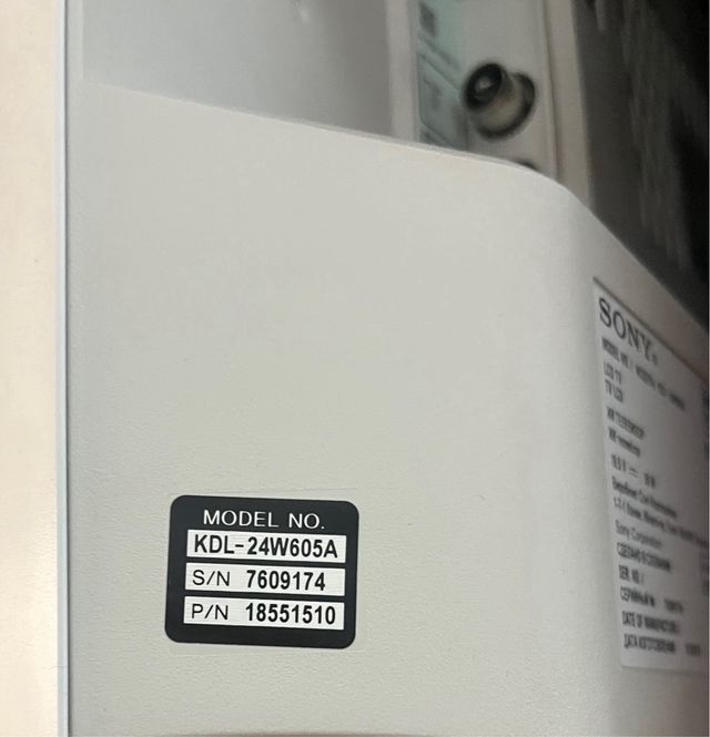 Televisión Sony BRAVIA Blanca